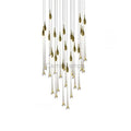 Allure Multi - LED Long Glass Chandelier - Camilalamps - Ca-1aCLGC-15