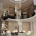 Allure Multi - LED Long Glass Chandelier - Camilalamps - Ca-1aCLGC-14