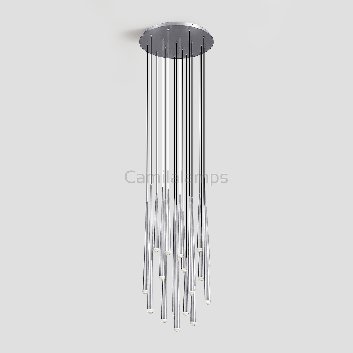 Alren Round Tubular Pendant Chandelier - Camilalamps - CA - LI2024 - C5607