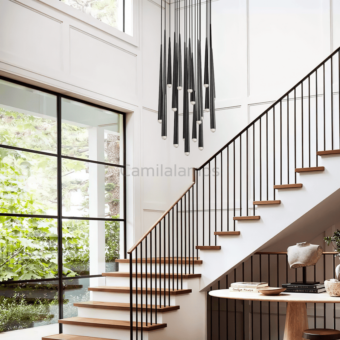 Alren Round Tubular Pendant Chandelier - Camilalamps - CA - LI2024 - C5605