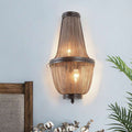Aluminum Chain Wall Sconce forLiving Room - Camilalamps - CA - A - 030