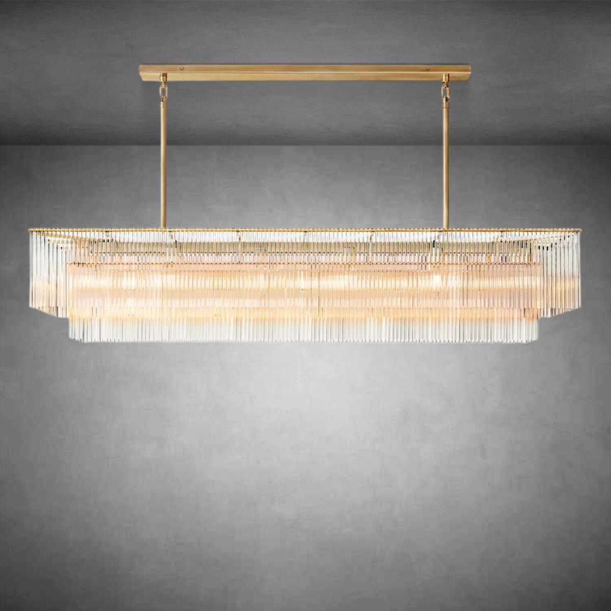 Amadeon Rectangular Chandelier 72" - Camilalamps - CA - Amadeon - RC01