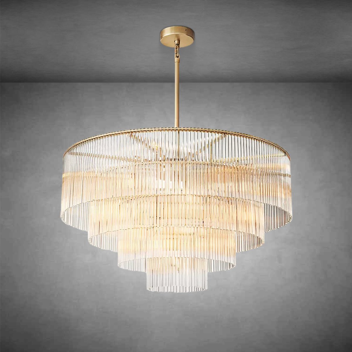 Amadeon Round Chandelier 40" - Camilalamps - CA - Amadeon - RC09
