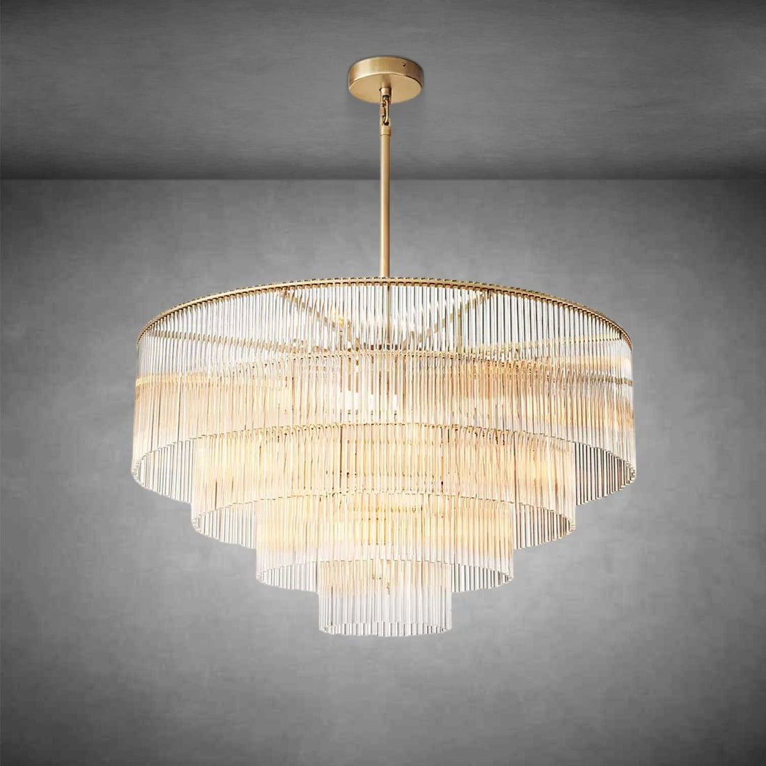 Amadeon Round Chandelier 40" - Camilalamps - CA - Amadeon - RC09