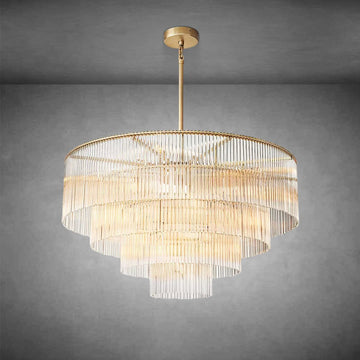Amadeon Round Chandelier 40" - Camilalamps - CA - Amadeon - RC09