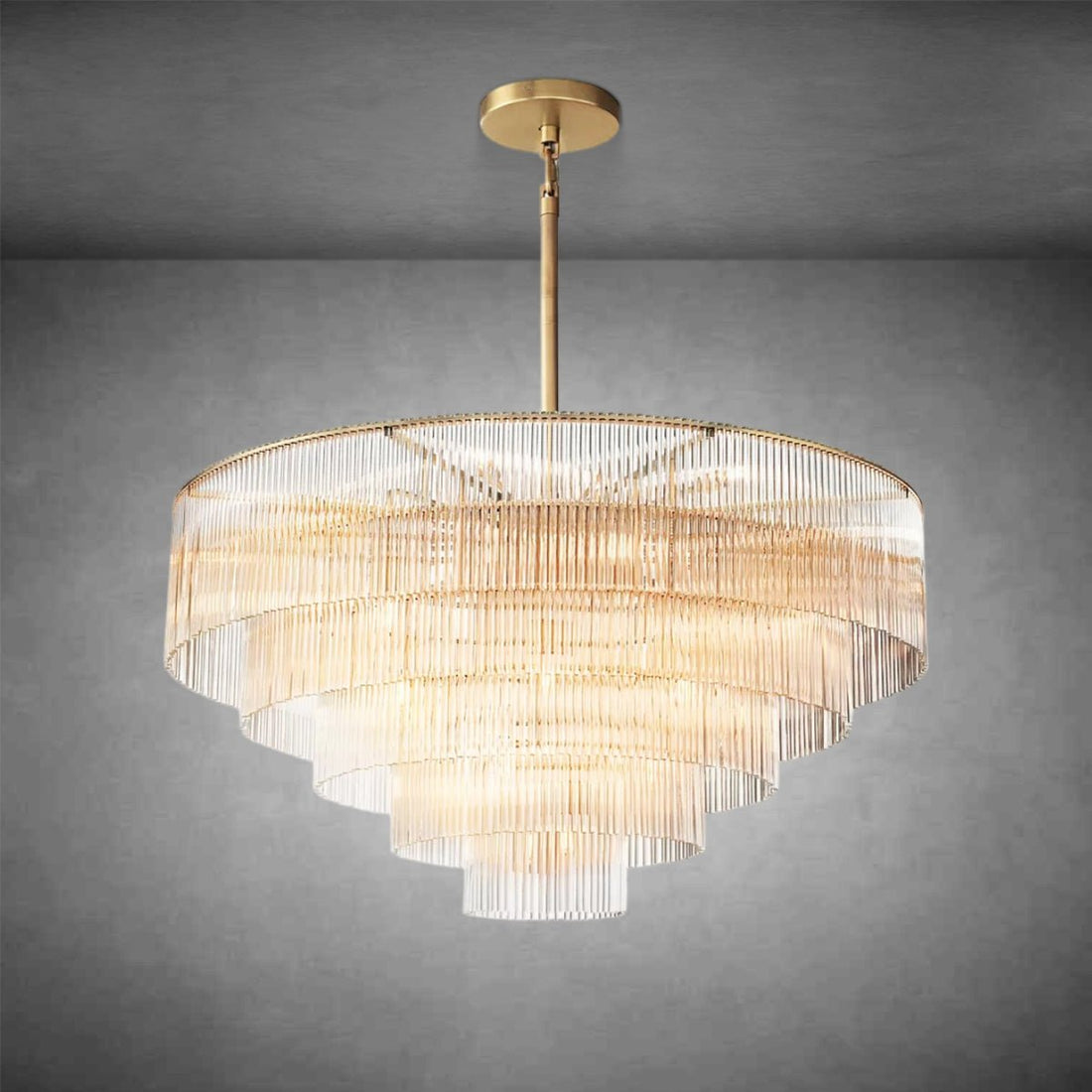 Amadeon Round Chandelier 50" - Camilalamps - CA - Amadeon - RC03