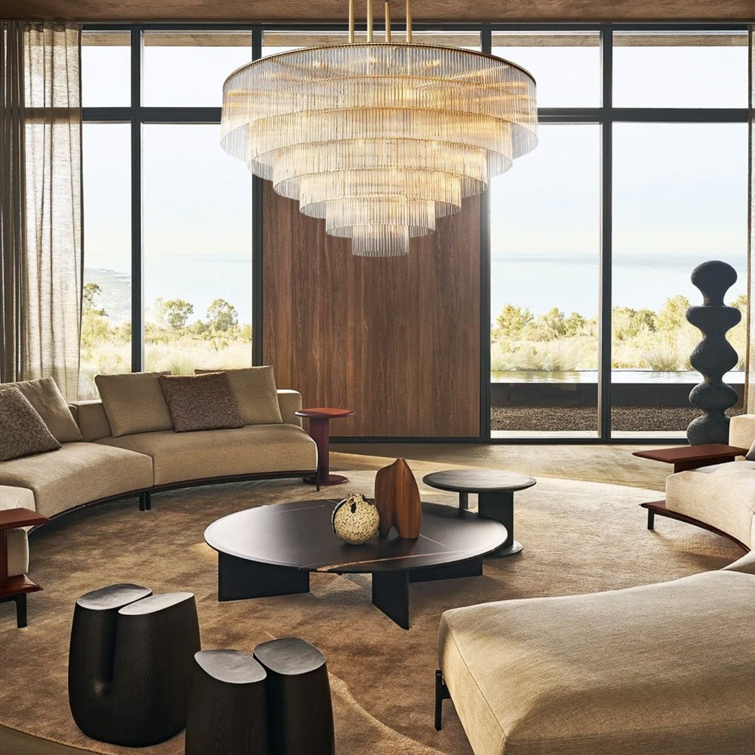 Amadeon Round Chandelier 60" - Camilalamps - CA - Amadeon - RC05