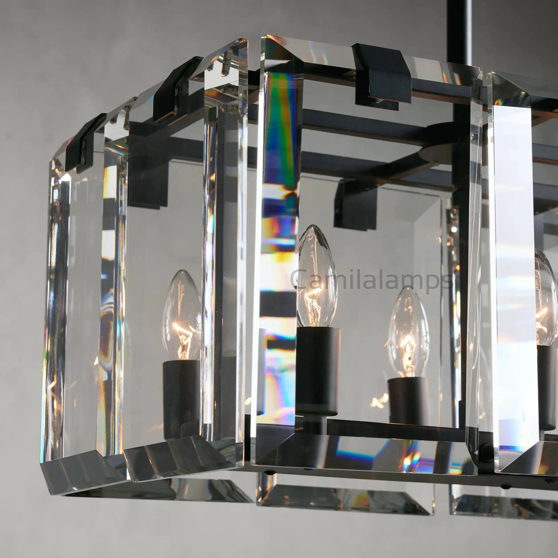Amaya Rectangular Chandelier 12/16 Light - Camilalamps - CA - 2036H738