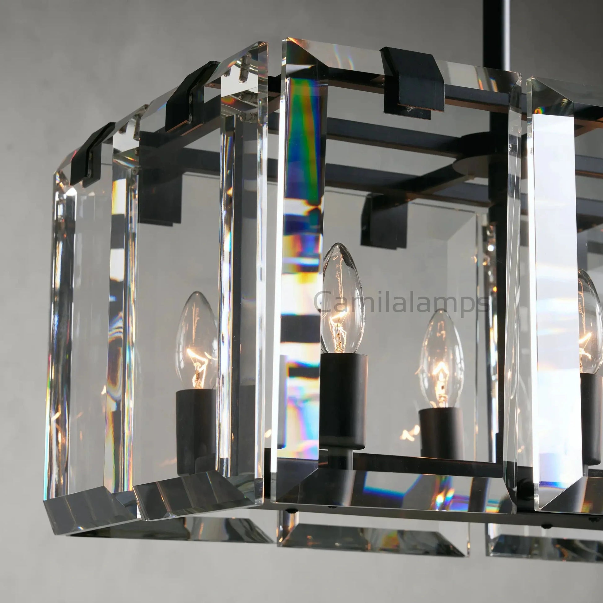 Amaya Rectangular Chandelier 12/16 Light - Camilalamps - Ca-12036H738