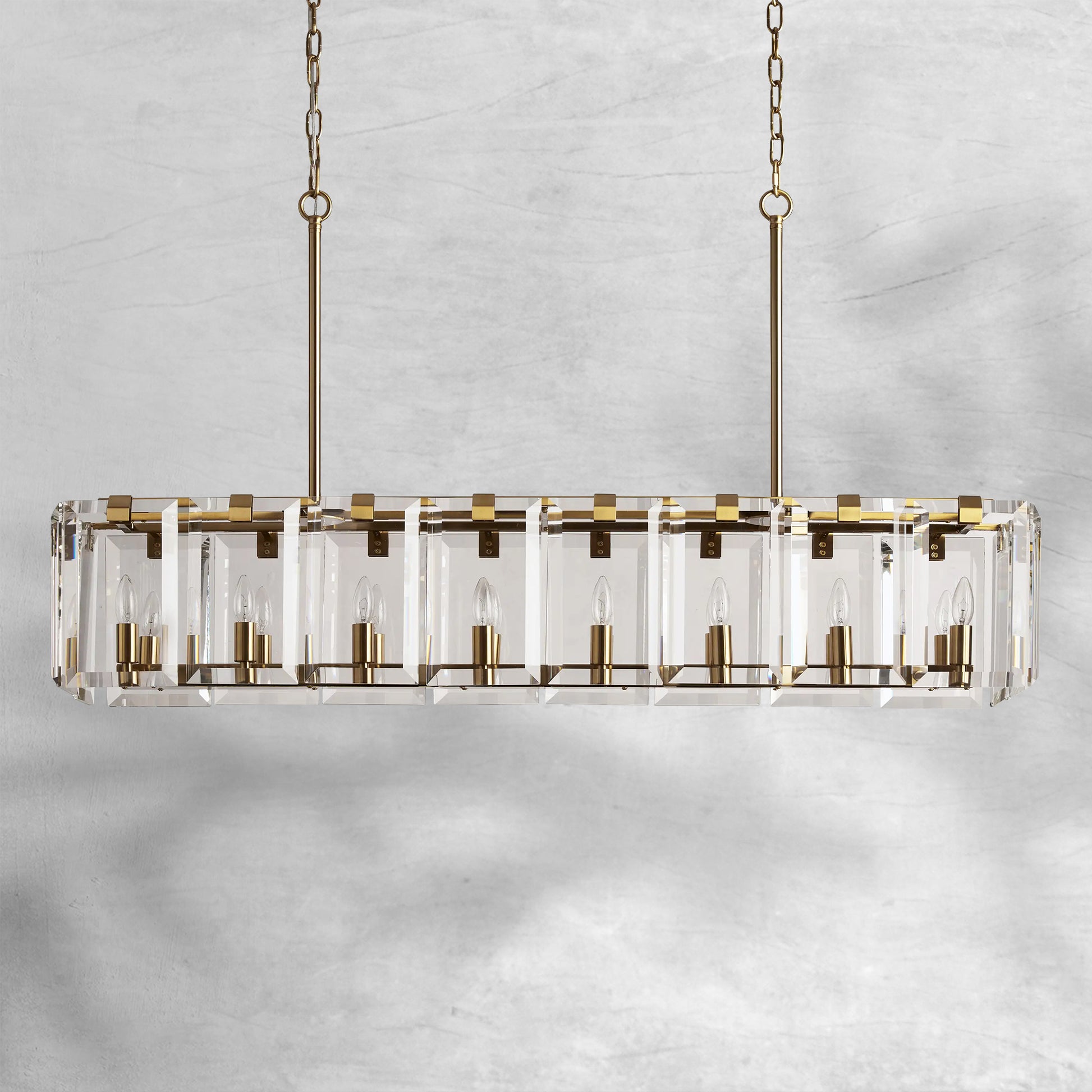 Amaya Rectangular Chandelier 12/16 Light - Camilalamps - CA - 2036H738