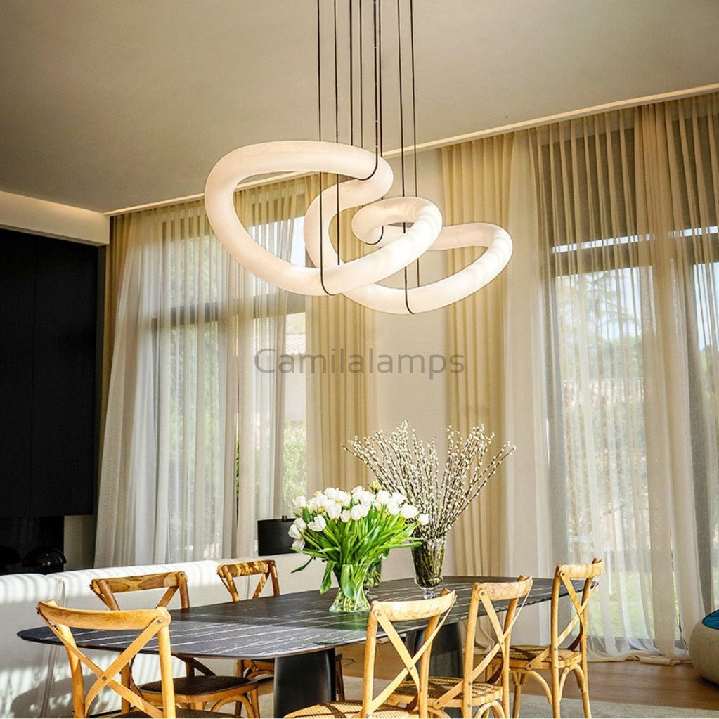 Ametris Alabaster Chandelier Light - Camilalamps - aCetr-1921-1-11