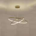 Amina Gold Multi Rings Chandelier for Lobby Villa - Camilalamps - Ca-1a-1234