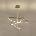 Amina Gold Multi Rings Chandelier for Lobby Villa - Camilalamps - CA - A - 235