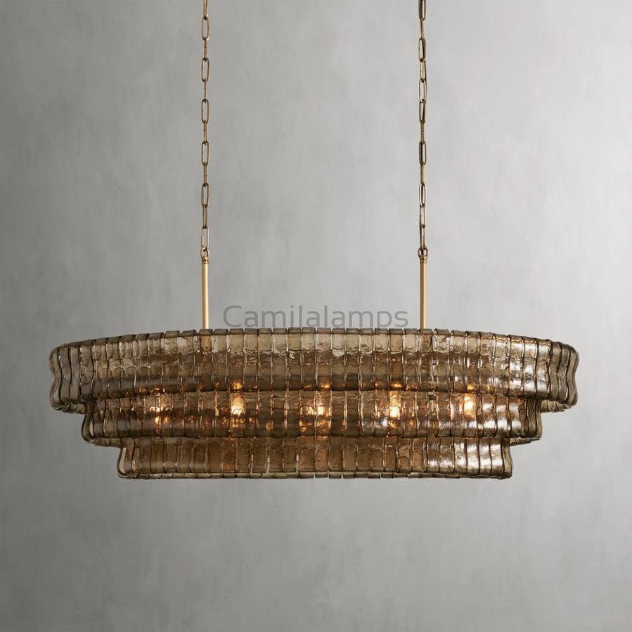 Amir Oval Chandelier - Camilalamps - Ca-1aF-112