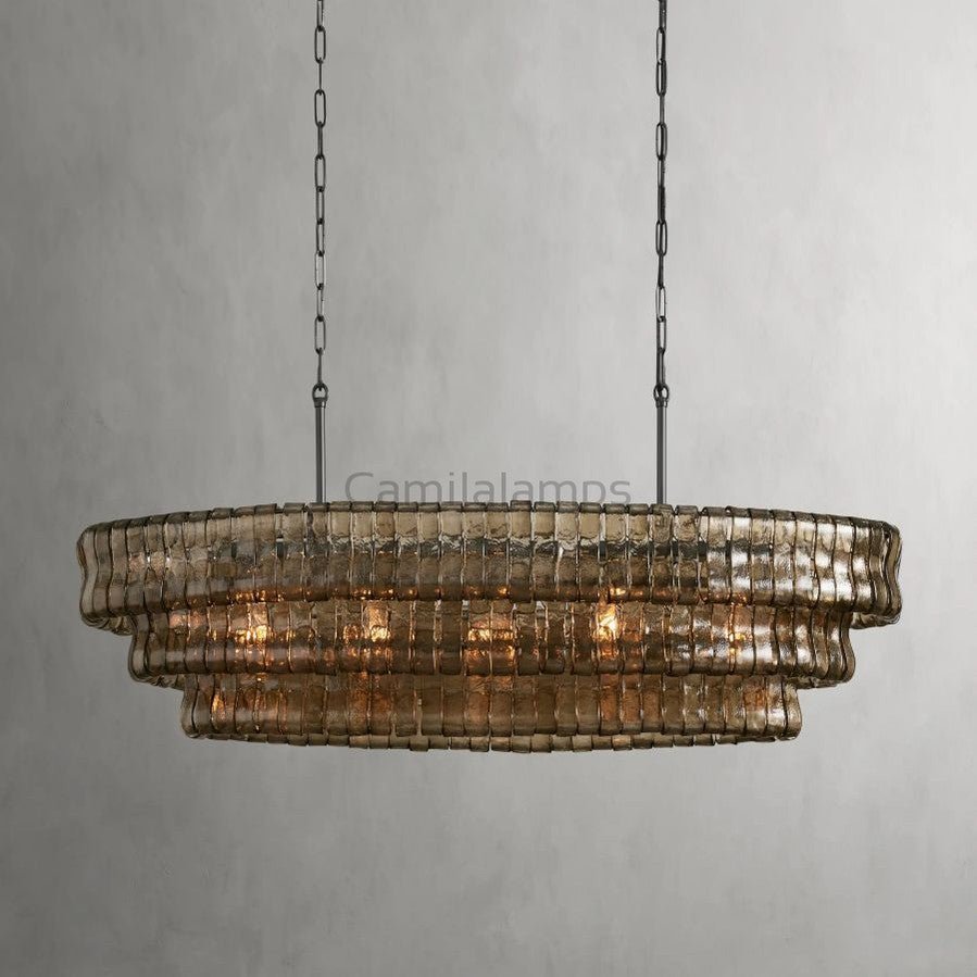 Amir Oval Chandelier - Camilalamps - Ca-1aF-112