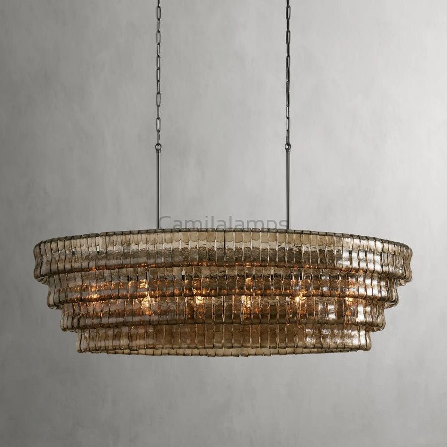Amir Oval Chandelier - Camilalamps - CA - AF - 12