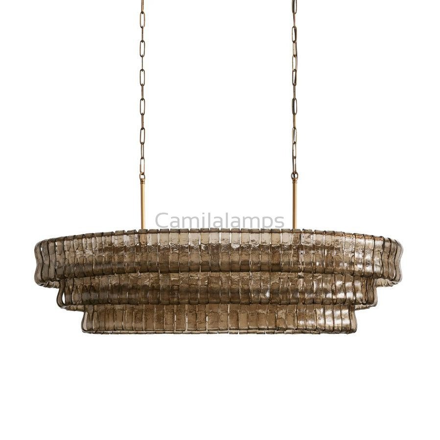 Amir Oval Chandelier - Camilalamps - Ca-1aF-1O6