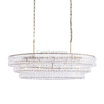 Amir Oval Chandelier - Camilalamps - Ca-1aF-1O5