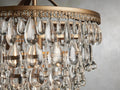 Anabella Round Chandelier 17''23''H - Camilalamps - Ca-12036H0341