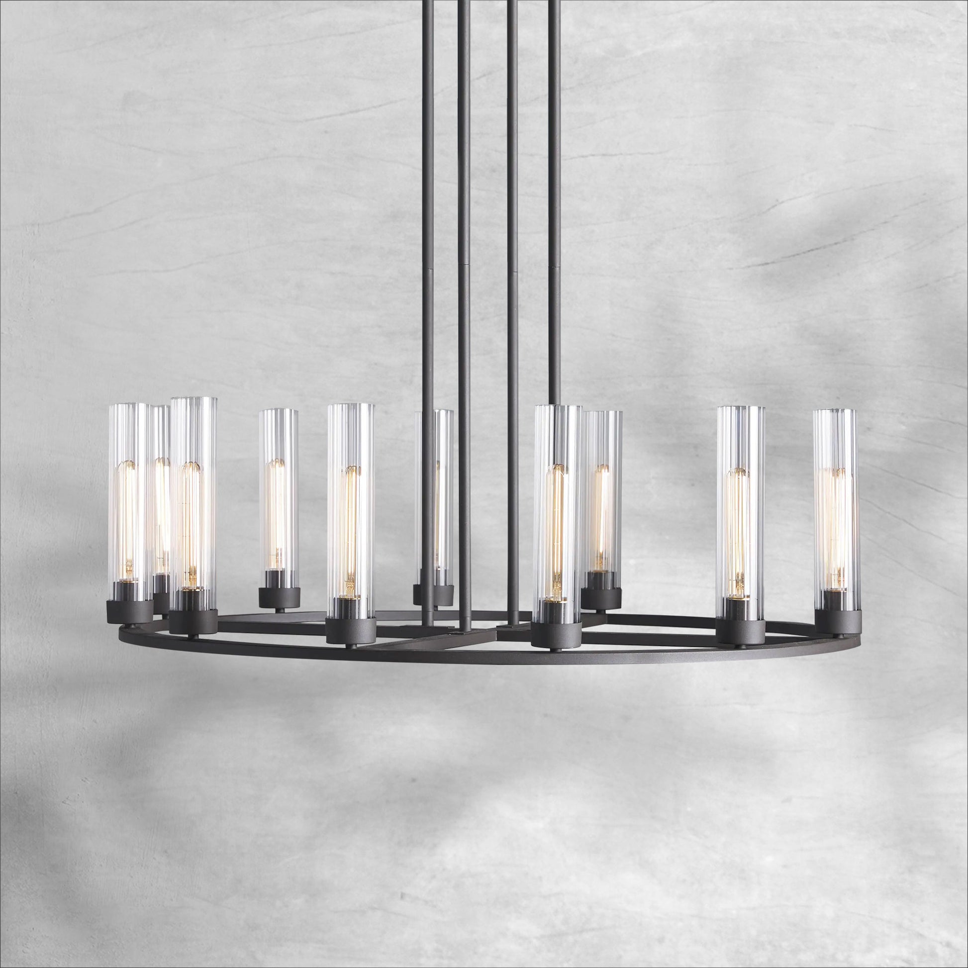 Andreas Round Chandelier 10/12 Light - Camilalamps - CA - 10031H330