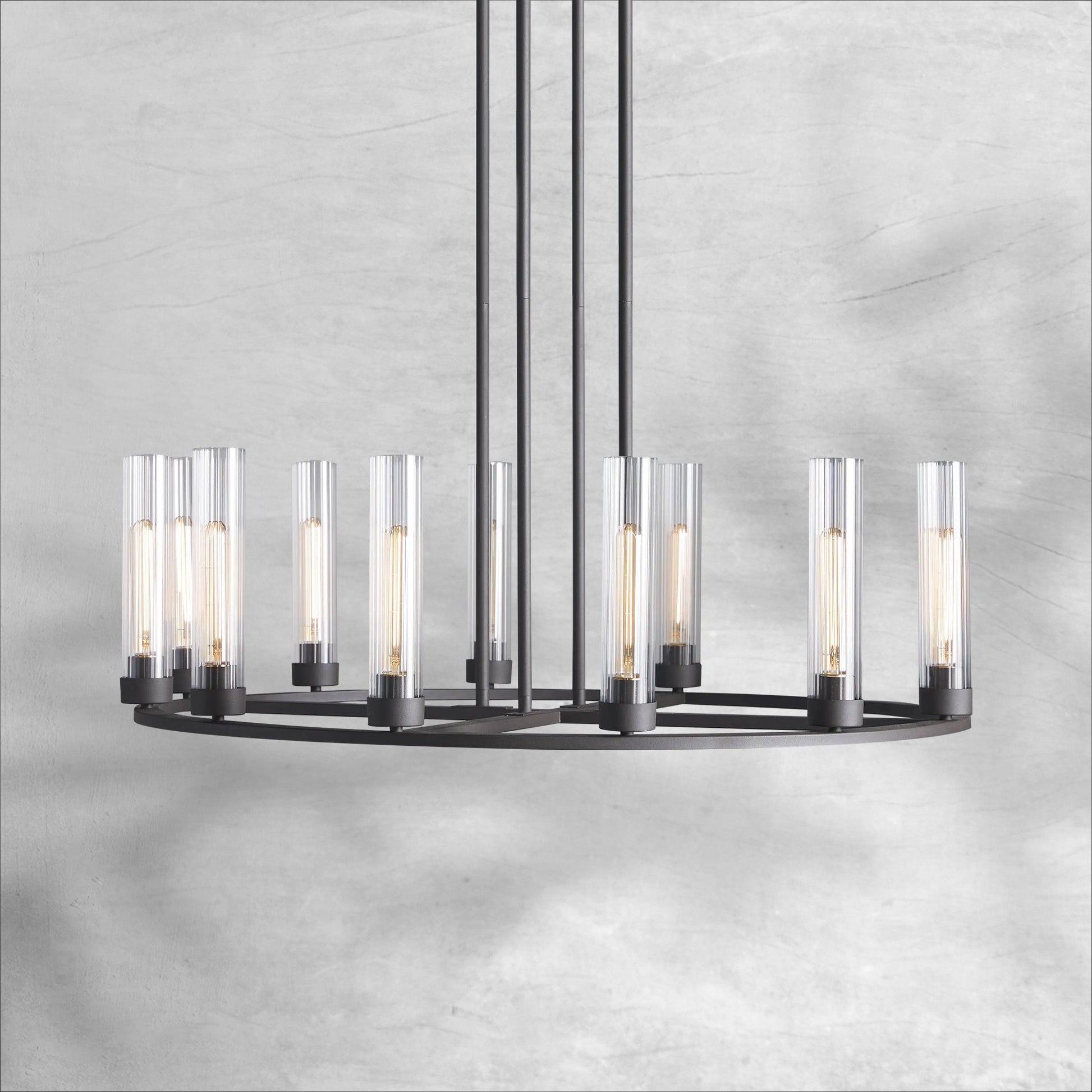 Andreas Round Chandelier 10/12 Light - Camilalamps - Ca-110031H118