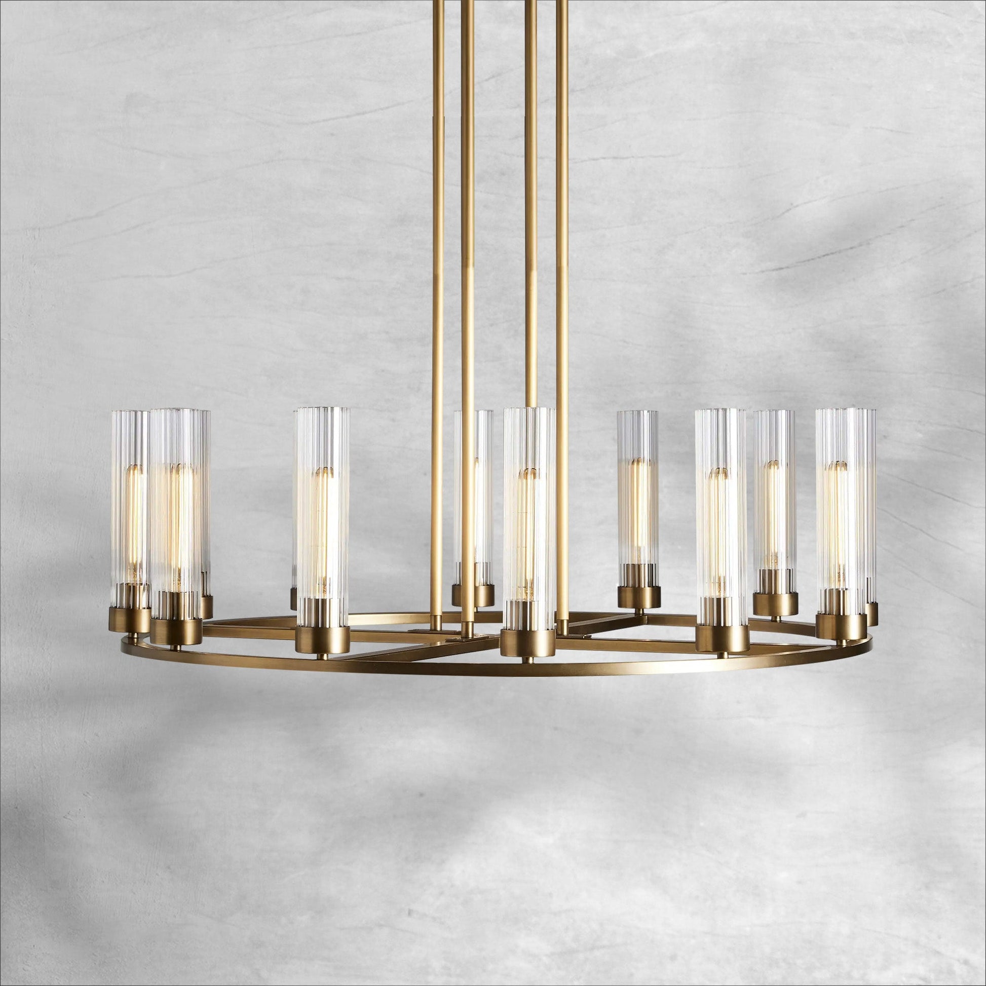 Andreas Round Chandelier 10/12 Light - Camilalamps - Ca-110031H331