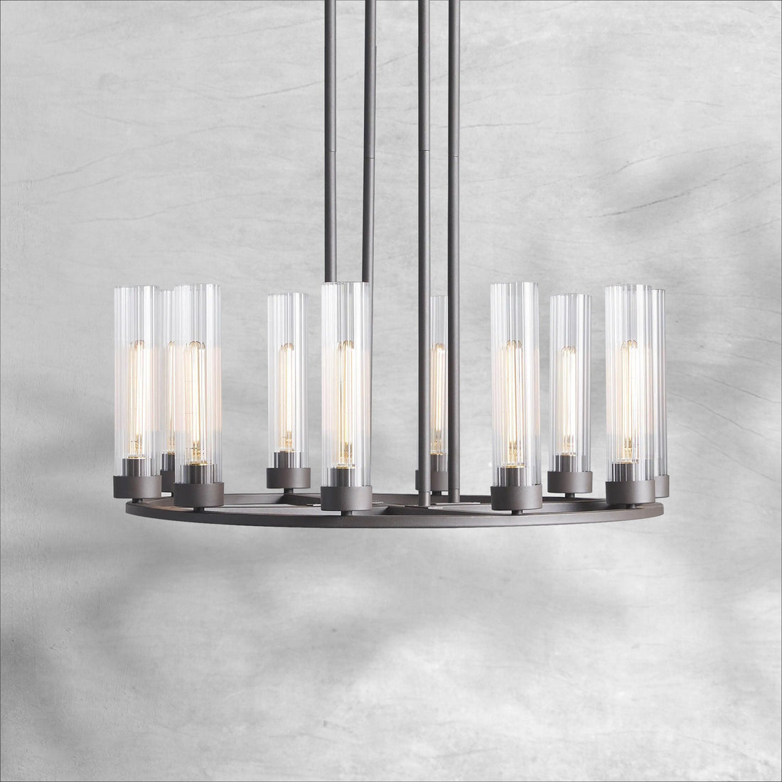 Andreas Round Chandelier 10/12 Light - Camilalamps - Ca-110031H330