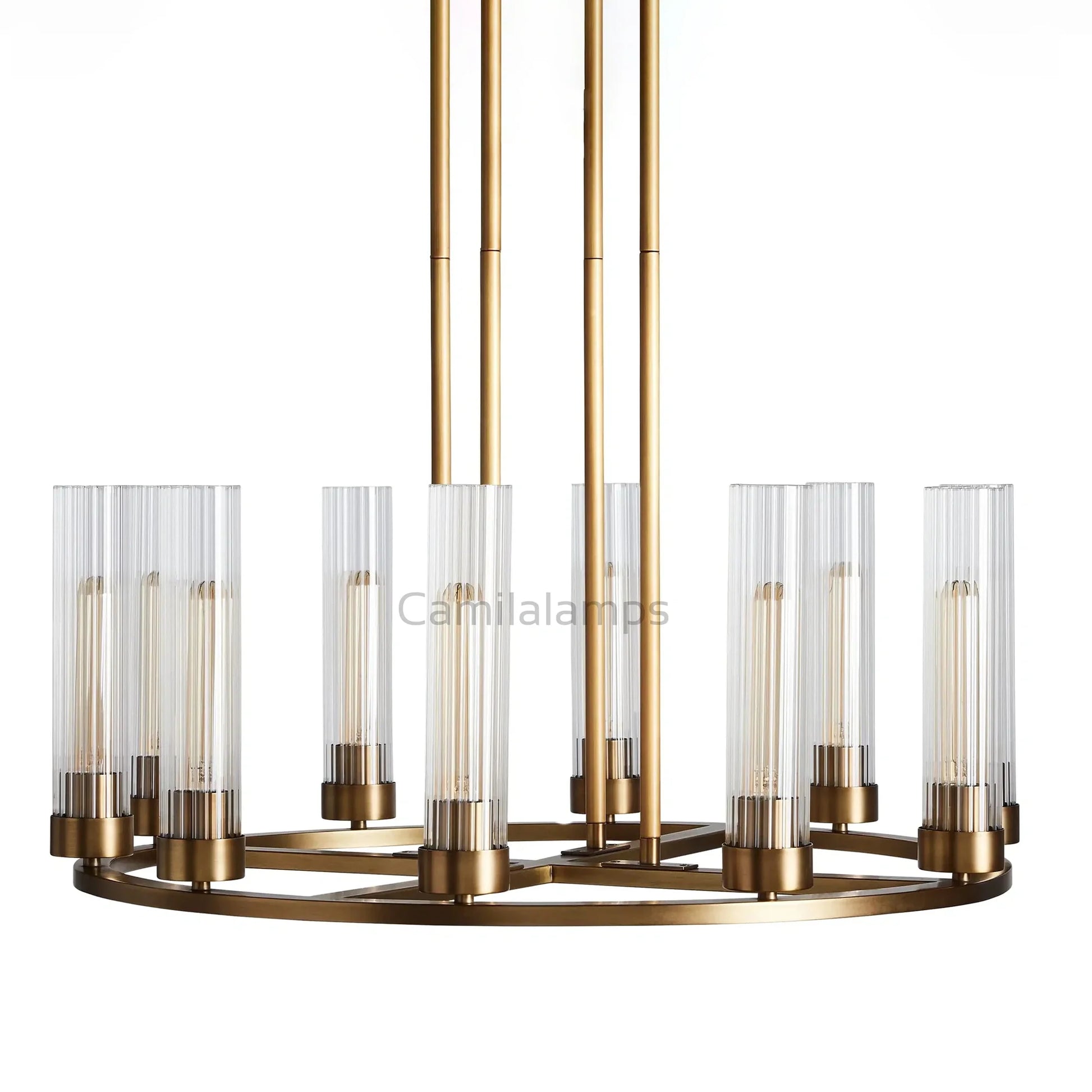 Andreas Round Chandelier 10/12 Light - Camilalamps - Ca-110031H330