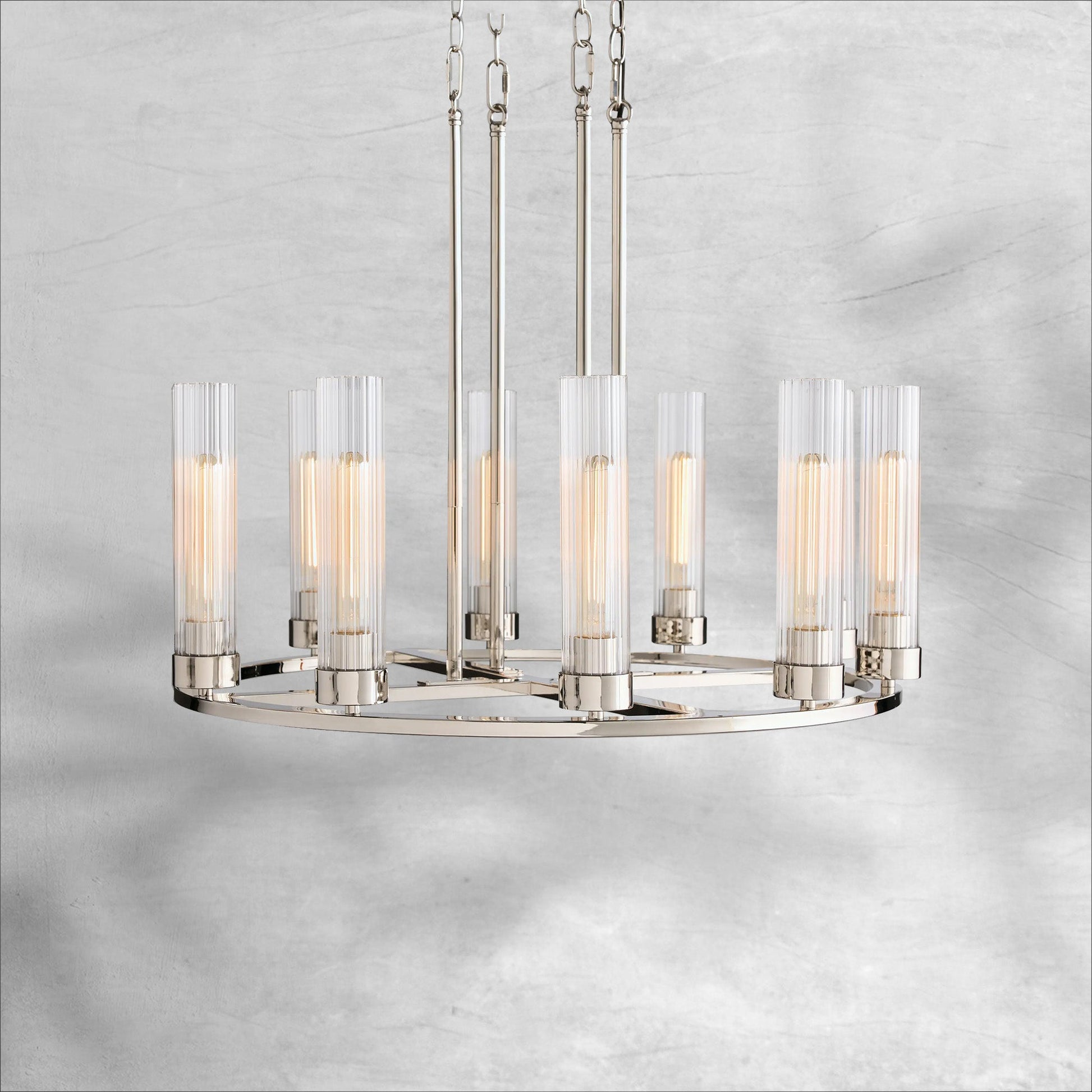 Andreas Round Chandelier 10/12 Light - Camilalamps - Ca-110031H612