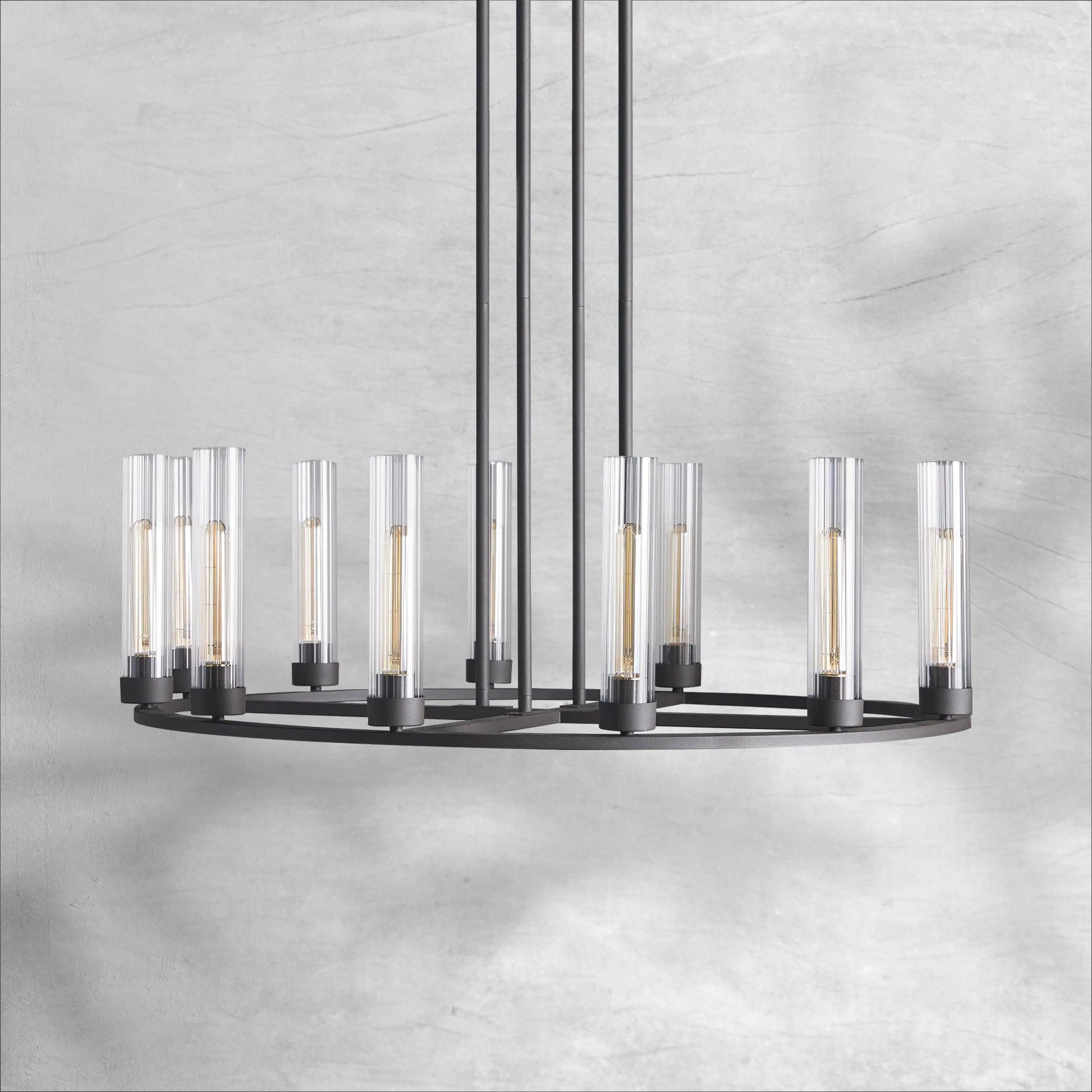Andreas Round Chandelier 10/12 Light - Camilalamps - Ca-110031H612
