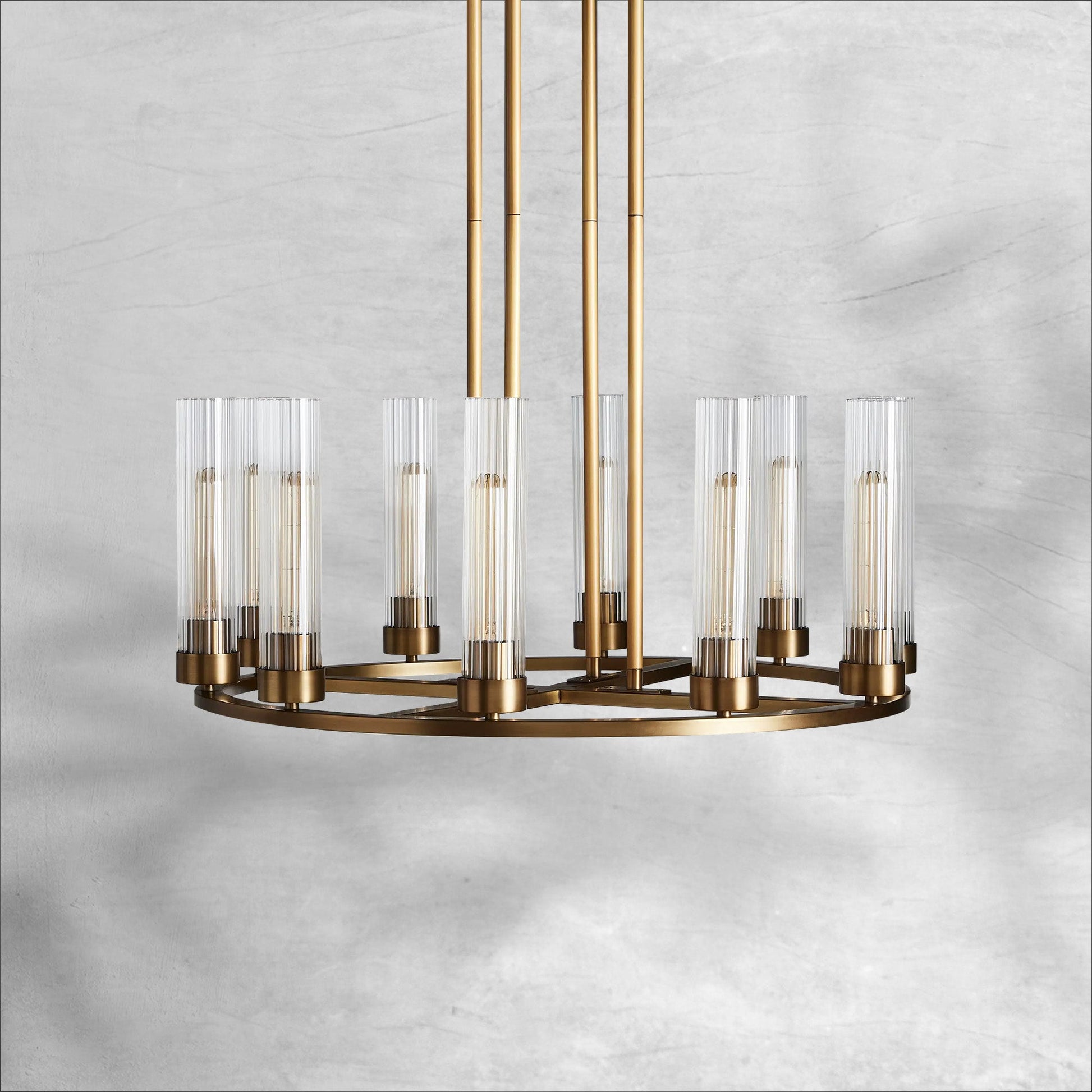Andreas Round Chandelier 10/12 Light - Camilalamps - Ca-110031H330