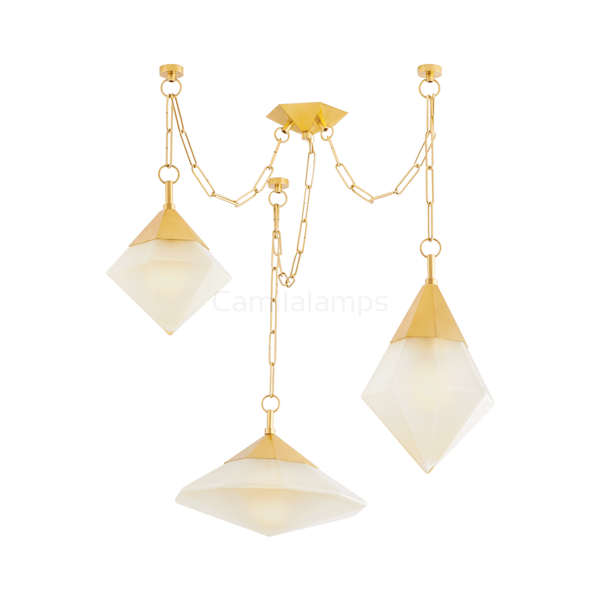 Angelique Clear Functional Design Chandelier - Camilalamps - 383-158-1VPB