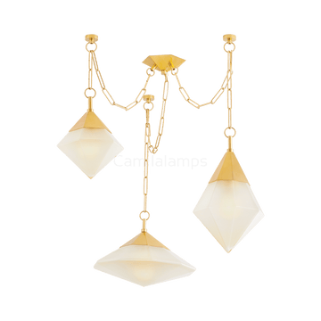 Angelique Clear Functional Design Chandelier - Camilalamps - 383-158-1VPB
