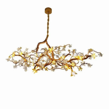 Aosta Branch Chandelier - Camilalamps - Ca-1BU2024-1C1973
