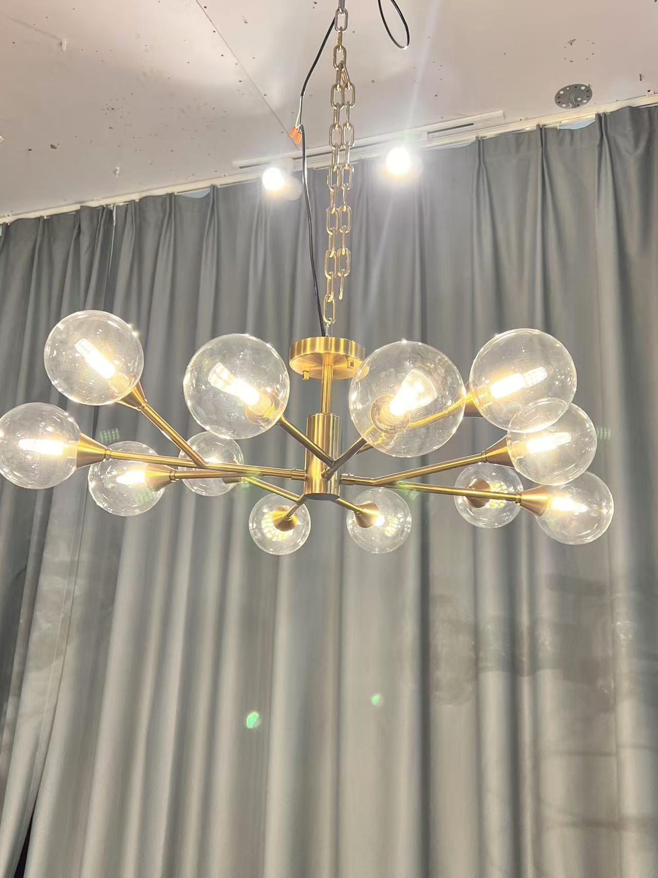 Apollo Moder Glass Ball Flushmount 20''36''47'' - Camilalamps - CA - 662036H246