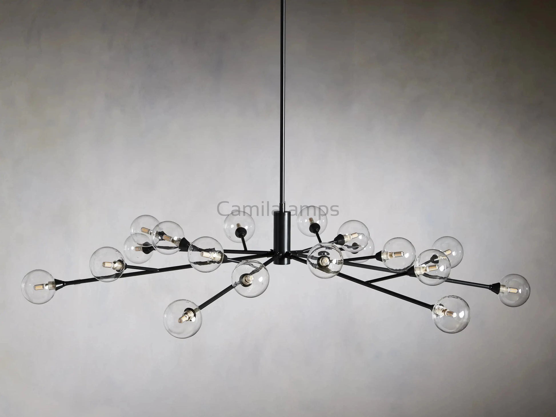 Apollo Round Chandelier 36"47"59" - Camilalamps - Ca-1662036H351