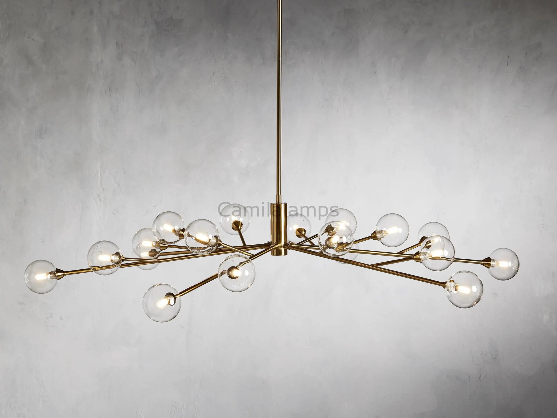 Apollo Round Chandelier 36"47"59" - Camilalamps - Ca-1662036H353