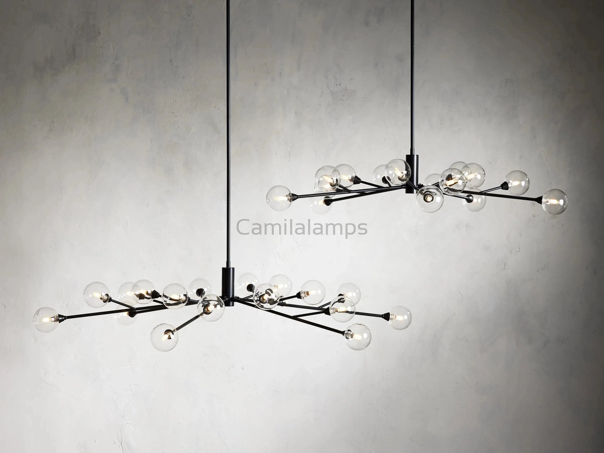 Apollo Round Chandelier 36"47"59" - Camilalamps - CA - 662036H353