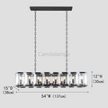 Apricity Crystal Rectangular Chandelier - Camilalamps - CA - LI2024 - C5835