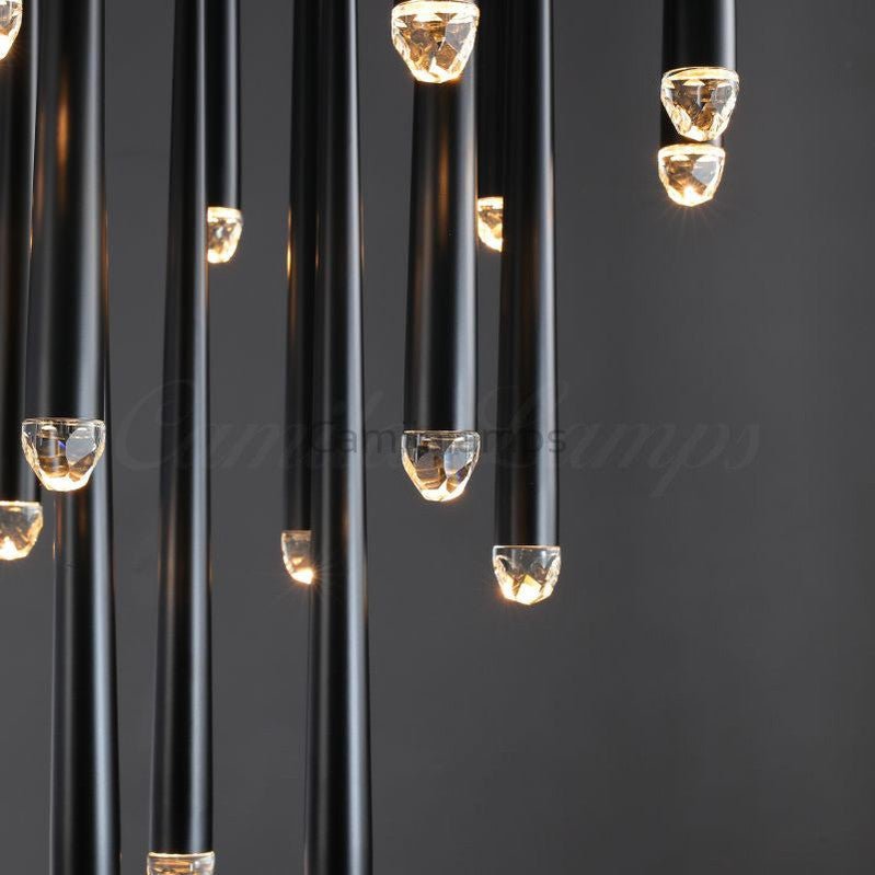 Aquitain Round Chandelier 18", 24", 30", 48", Staircase Light - Camilalamps - CAM1248