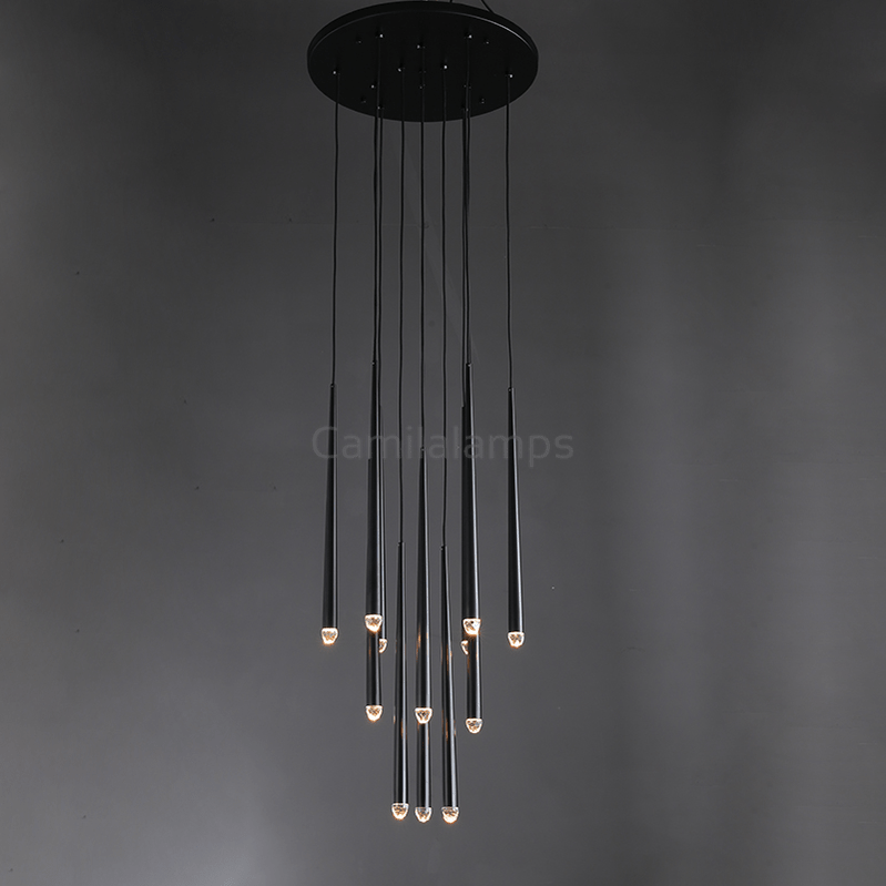 Aquitain Round Chandelier 18", 24", 30", 48", Staircase Light - Camilalamps - CAM1248