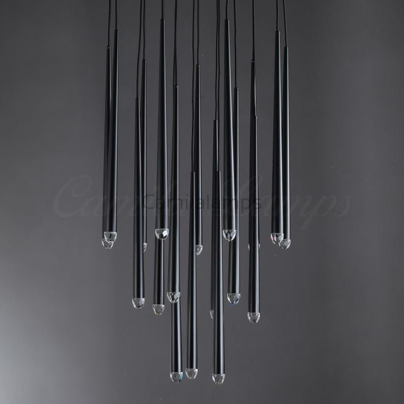 Aquitain Round Chandelier 18", 24", 30", 48", Staircase Light - Camilalamps - CAM1248