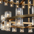 Arcachen Crystal Modern Round Two - Tier Chandelier 60