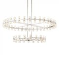Arcachen Crystal Modern Round Two - Tier Chandelier 60