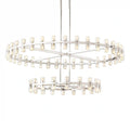 Arcachen Crystal Modern Round Two - Tier Chandelier 60