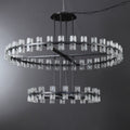 Arcachen Crystal Modern Round Two - Tier Chandelier 60