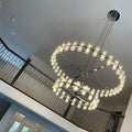Arcachen Crystal Modern Round Two - Tier Chandelier 60