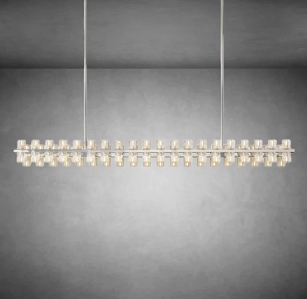 Arcachen Crystal Rectangular Chandelier 48'' 54" 72" - Camilalamps - Ca-1Ca10272-13