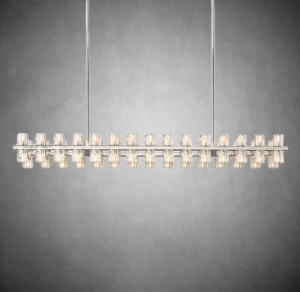 Arcachon Crystal Rectangular Chandelier48" 54" 72" - Camilalamps - Ca-1CH10254-13