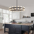 Arcachen Crystal Round Chandelier 36